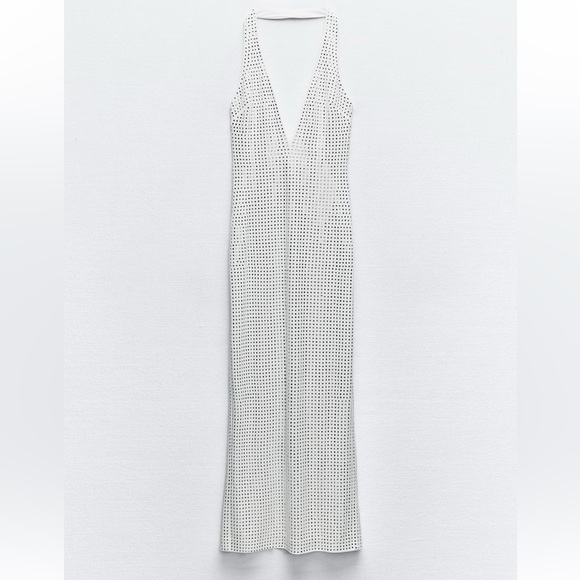 NWOT Zara White Maxi Dress - Picture 1 of 2